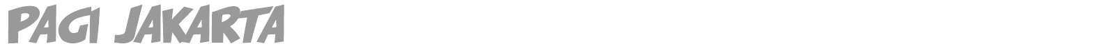 Pagi Jakarta font preview